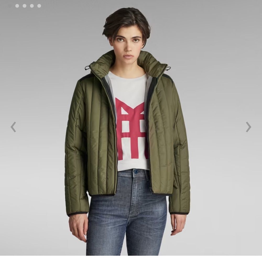 $220 G-STAR Meefic Vertical Quilted Jacket NWT XS